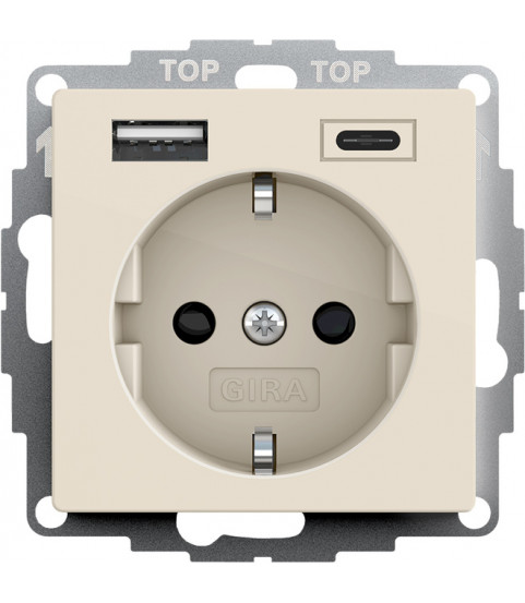 USB Cream White